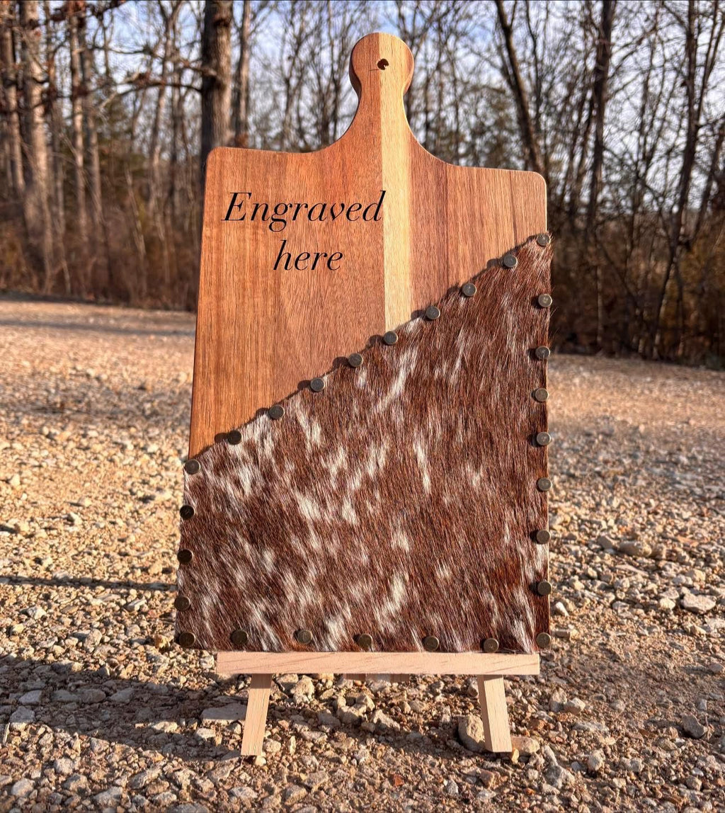 Cowhide Cutting Board