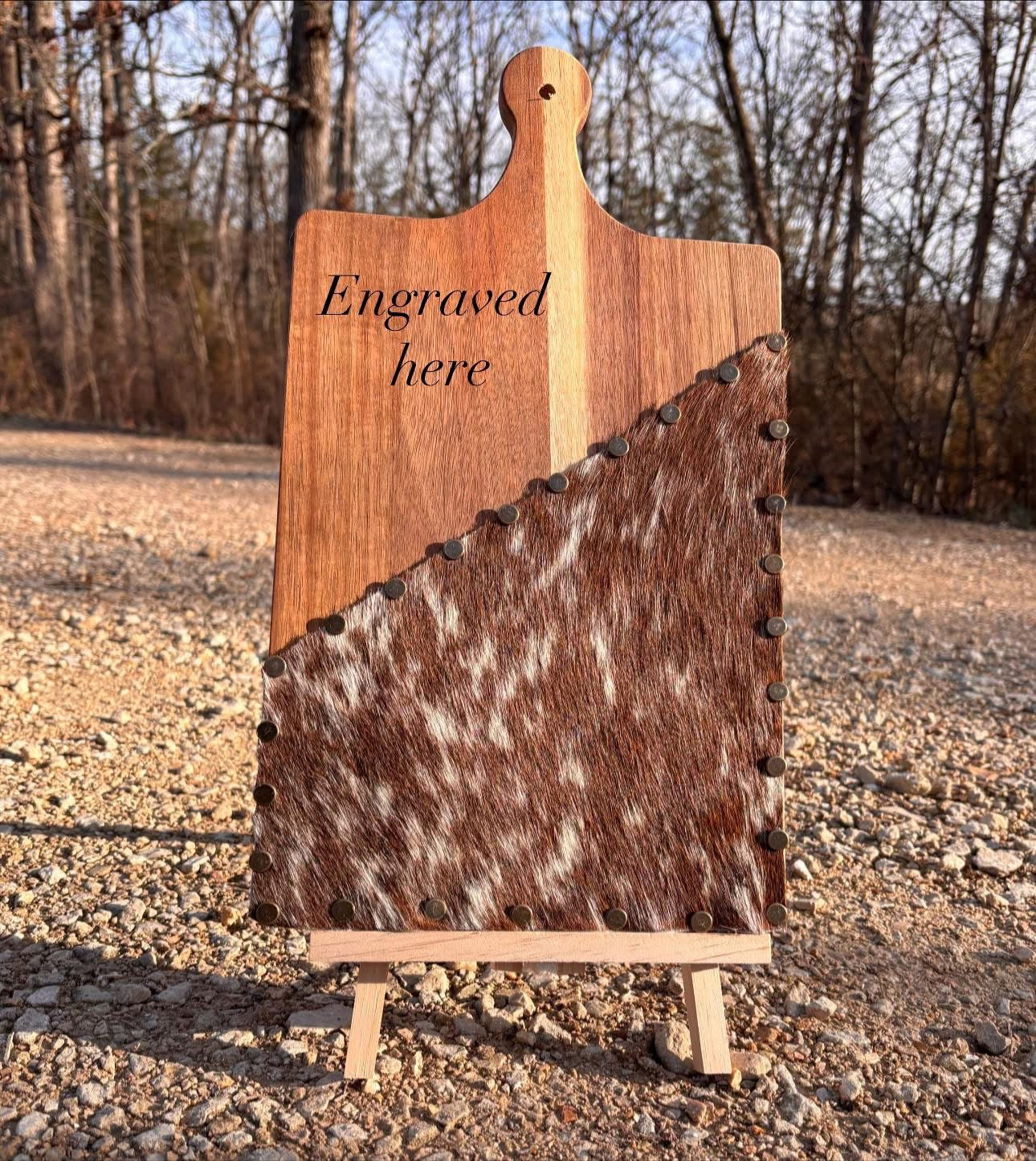 Cowhide Cutting Board