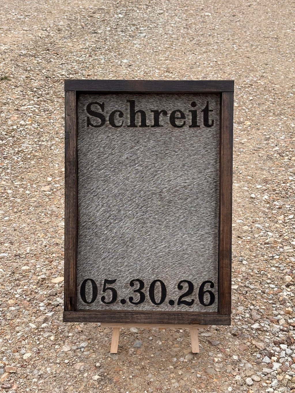 Cowhide Branding Sign