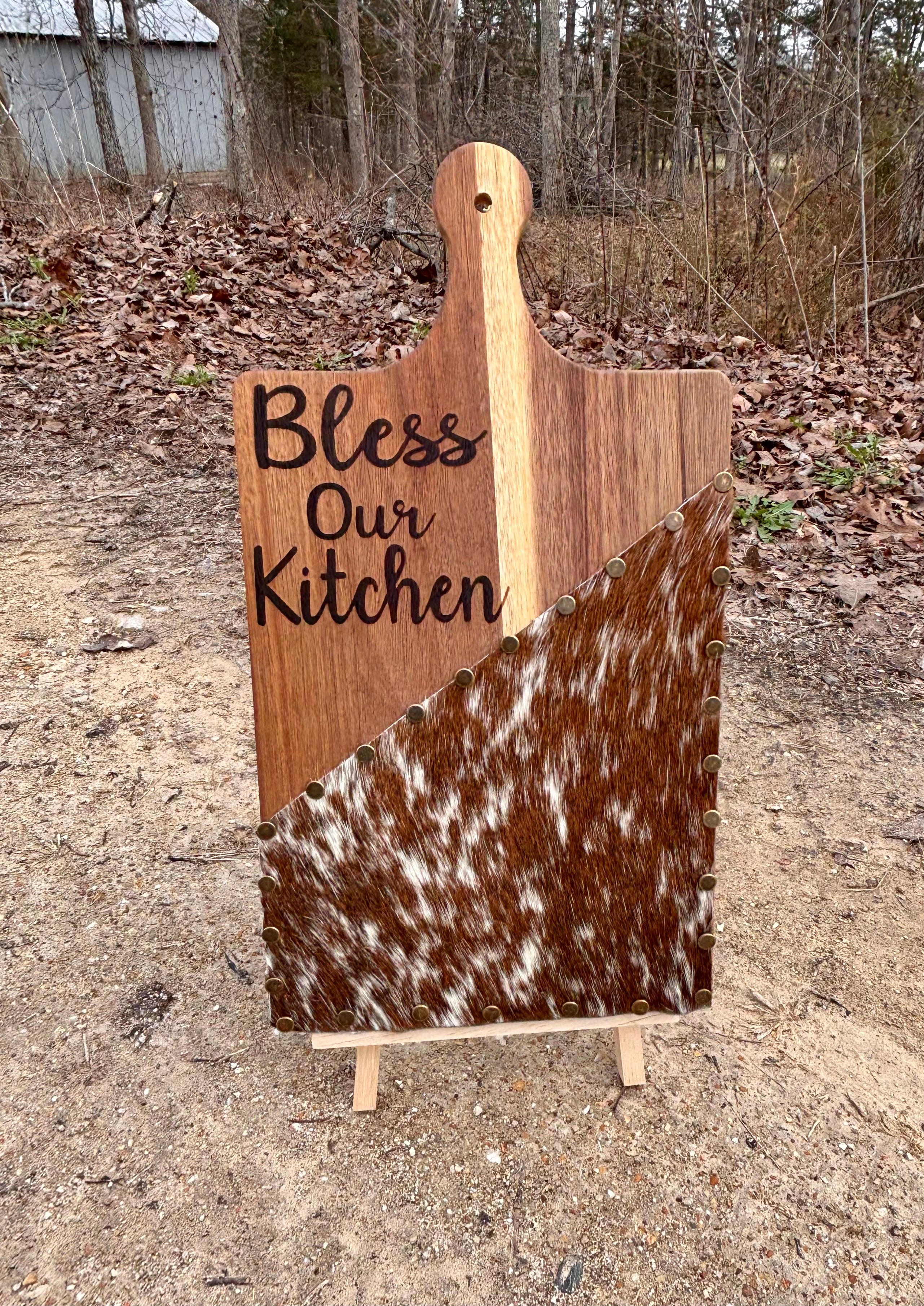 Cowhide Cutting Board